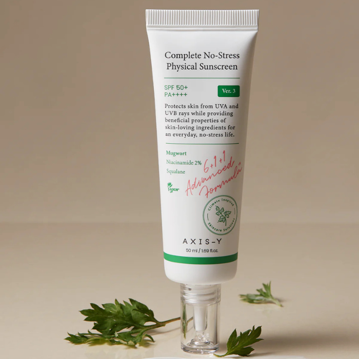 AXIS-Y Complete No-Stress Physical Sunscreen - apsauginis kremas nuo saulės
