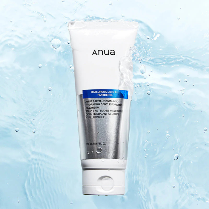 Anua 8 Hyaluronic Acid Hydrating Gentle Foaming Cleanser - drėkinamasis veido prausiklis