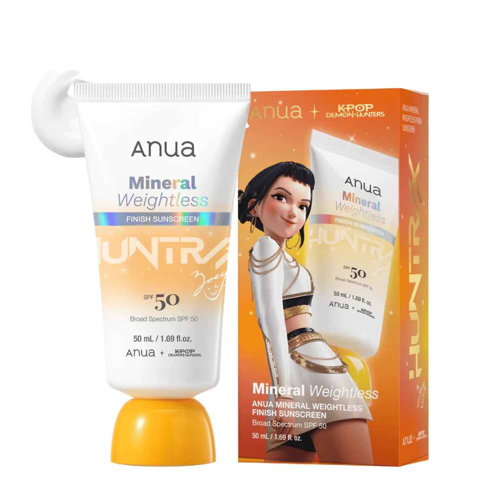 Anua K-Pop Demon Hunters Mineral Weightless Finish Sunscreen - apsauginis kremas nuo saulės