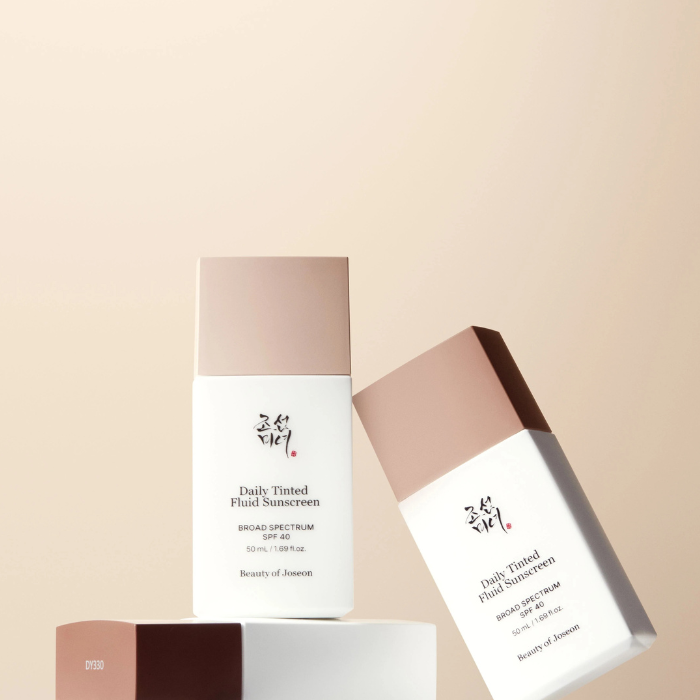 Beauty Of Joseon Daily Tinted Fluid Sunscreen SPF40 - tonuojantis apsauginis fluidas nuo saulės