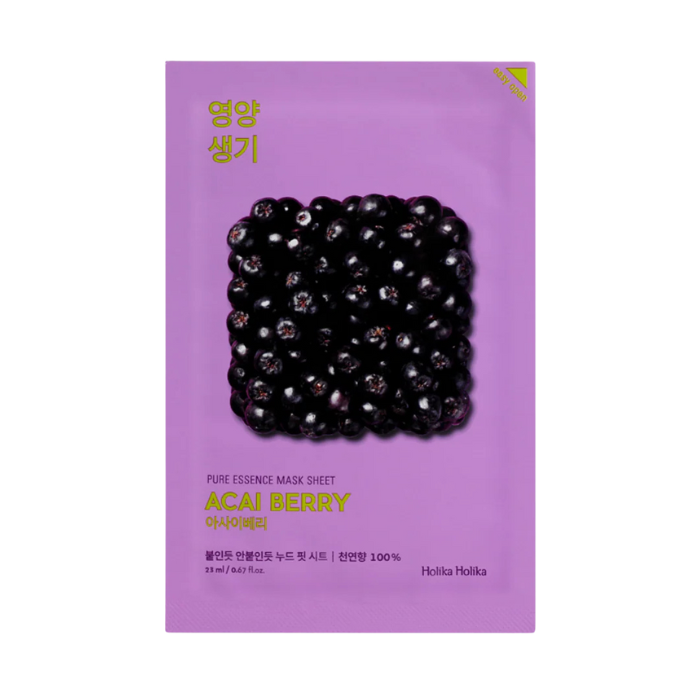 Holika Holika Pure Essence Mask Sheet Acai Berry - lakštinė veido kaukė