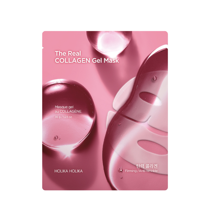 Holika Holika The Real Collagen Gel Mask - stangrinamoji hidrogelinė veido kaukė