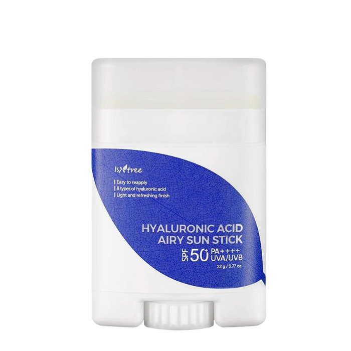 Isntree Hyaluronic Acid Airy Sun Stick SPF 50 - apsauginis pieštukas nuo saulės