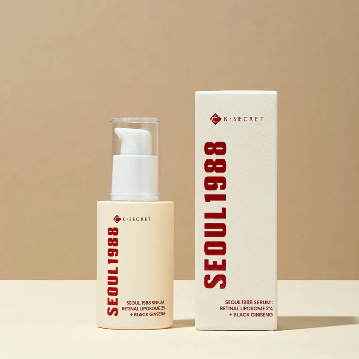 KSECRET SEOUL 1988 Serum : Retinal Liposome 2% + Black Ginseng - veido serumas su retinaliu