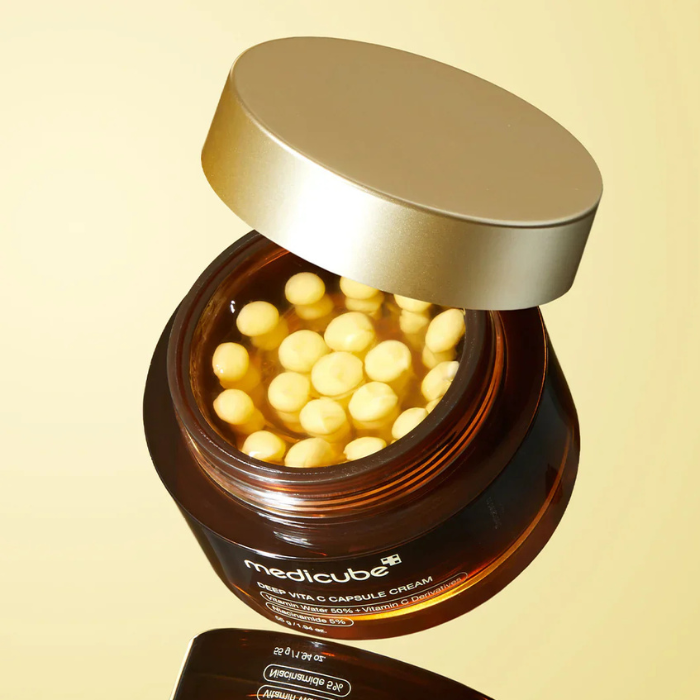 Medicube Deep Vita C Capsule Cream - veido kremas su vitaminu C