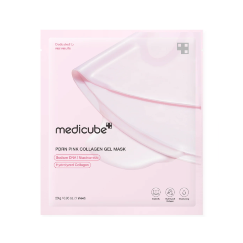 Medicube PDRN Pink Collagen Gel Mask - lakštinė veido kaukė