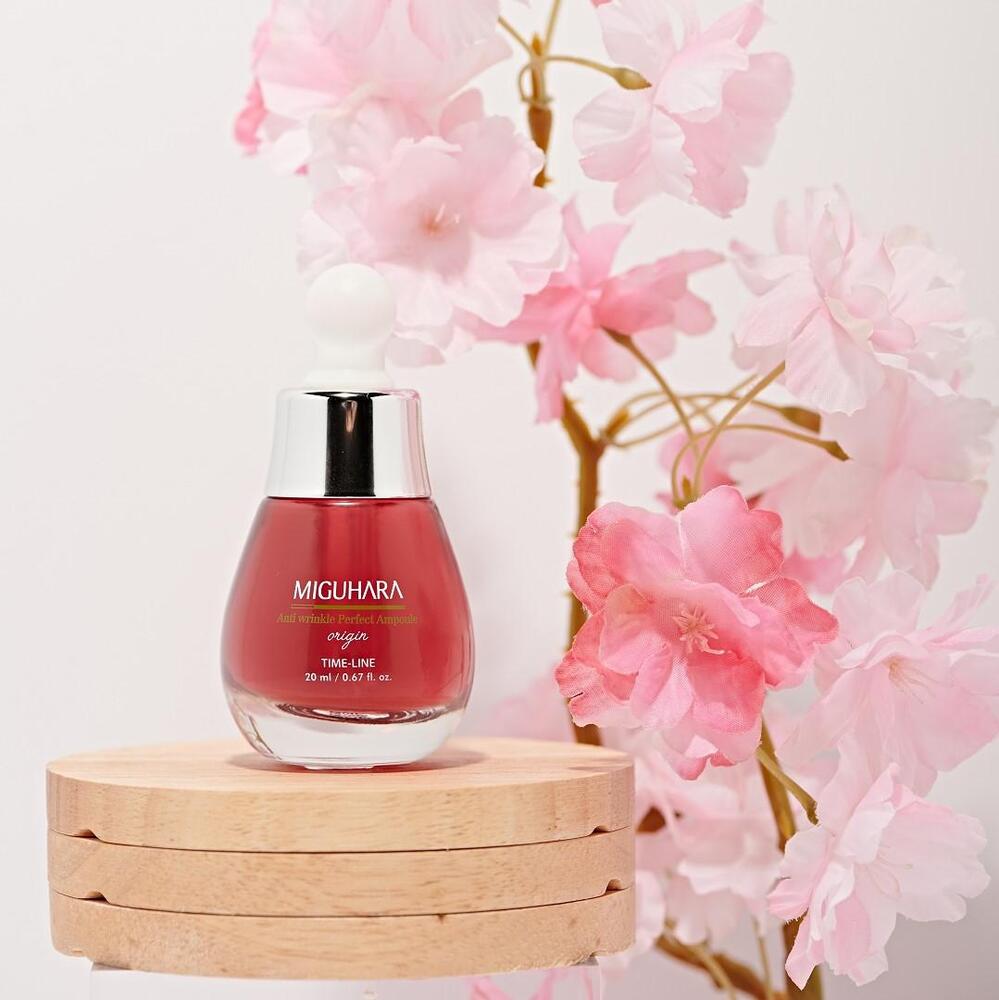 Miguhara Anti-Wrinkle Perfect Ampoule Origin - veido serumas nuo raukšlių