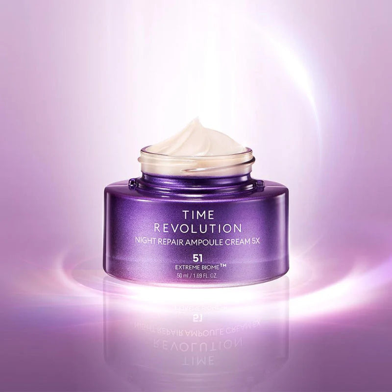 Missha Time Revolution Night Repair Ampoule Cream 5X - naktinis veido kremas