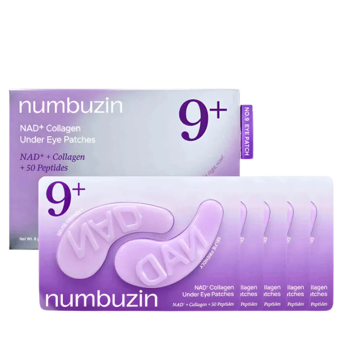 Numbuzin No.9 NAD+ Collagen Under Eye Patches - paakių padeliai