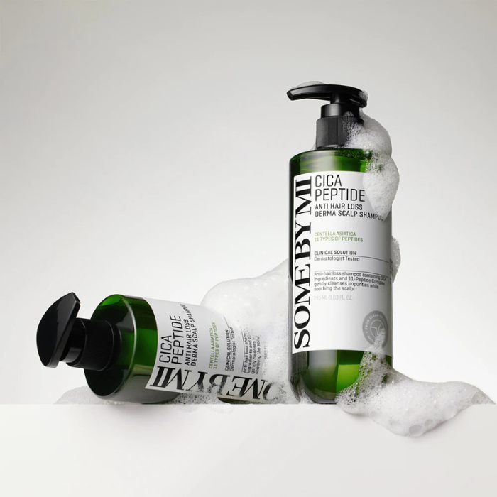 SOME BY MI Cica Peptide Anti Hair Loss Derma Scalp Shampoo - šampūnas nuo plaukų slinkimo