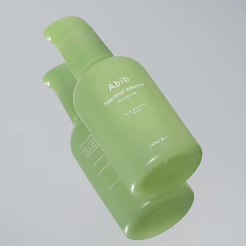 Abib Heartleaf Essence Calming Pump - raminanti veido esencija