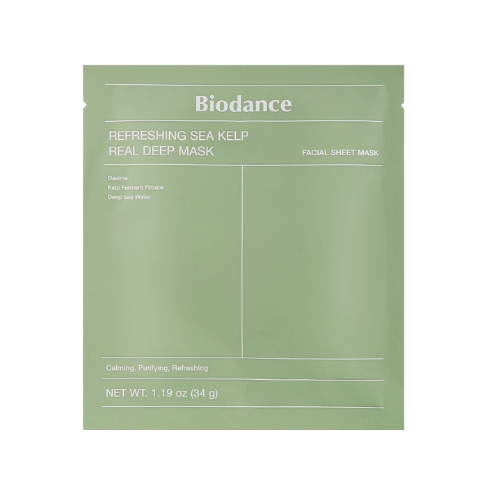 Biodance Refreshing Sea Kelp Real Deep Mask - lakštinė veido kaukė