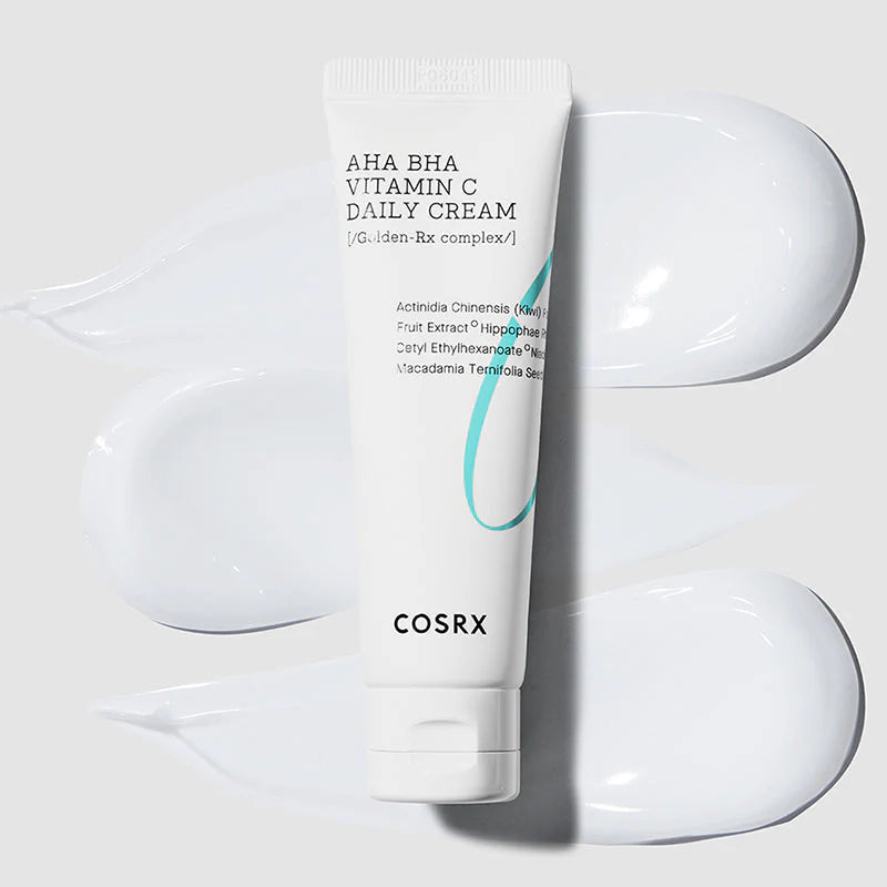 COSRX Refresh AHA BHA Vitamin C Daily Cream - veido kremas