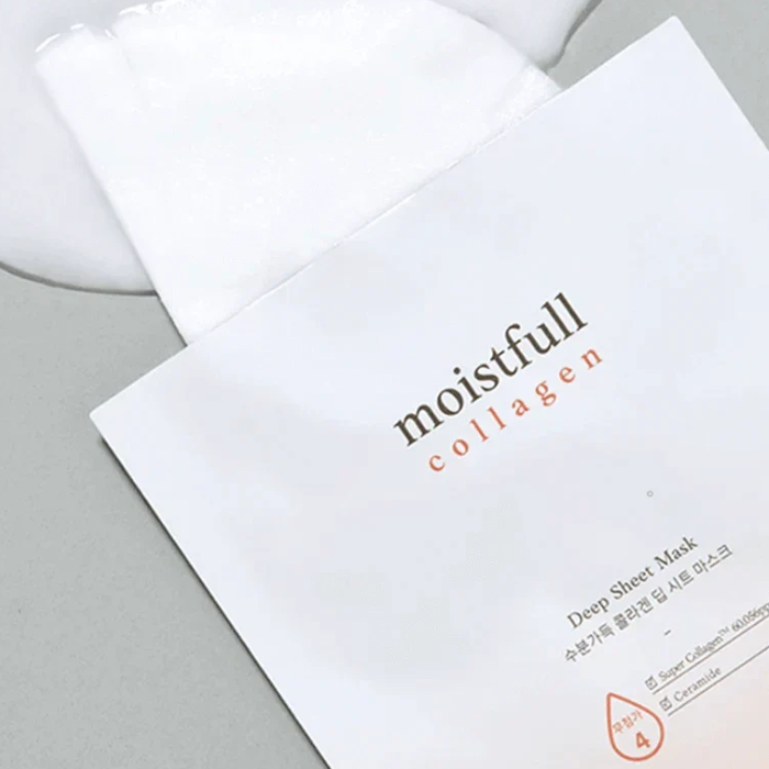 Etude Moistfull Collagen Deep Sheet Mask - drėkinamoji veido kaukė