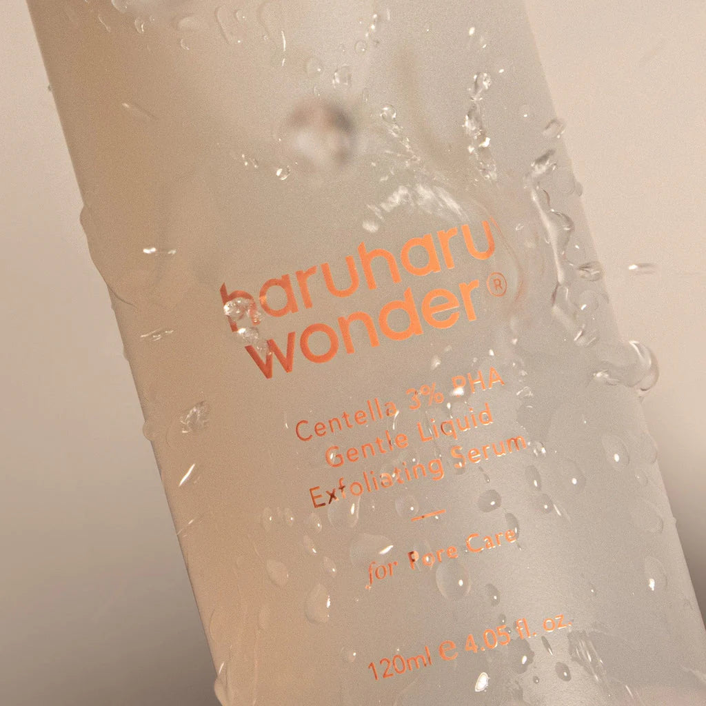 Haruharu Wonder Centella 3% Pha Gentle Liquid Exfoliating Serum - švelnus šveičiamasis serumas