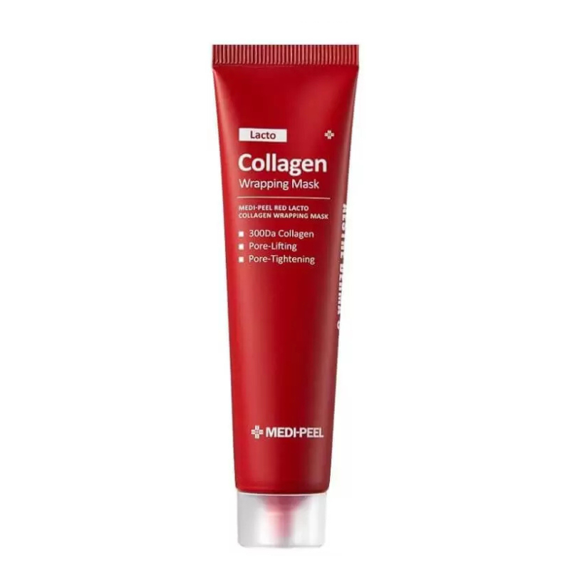 Medi-Peel Red Lacto Collagen Wrapping Mask - veido kaukė su kolagenu