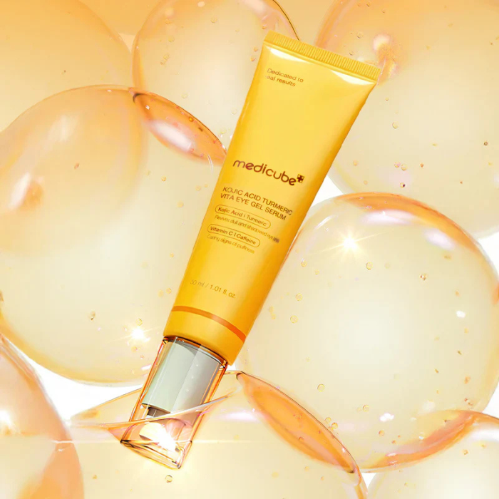 Medicube Kojic Acid Turmeric Vita Eye Gel Serum - skaistinamasis paakių serumas