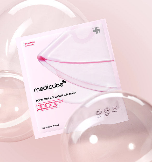 Medicube PDRN Pink Collagen Gel Mask - lakštinė veido kaukė