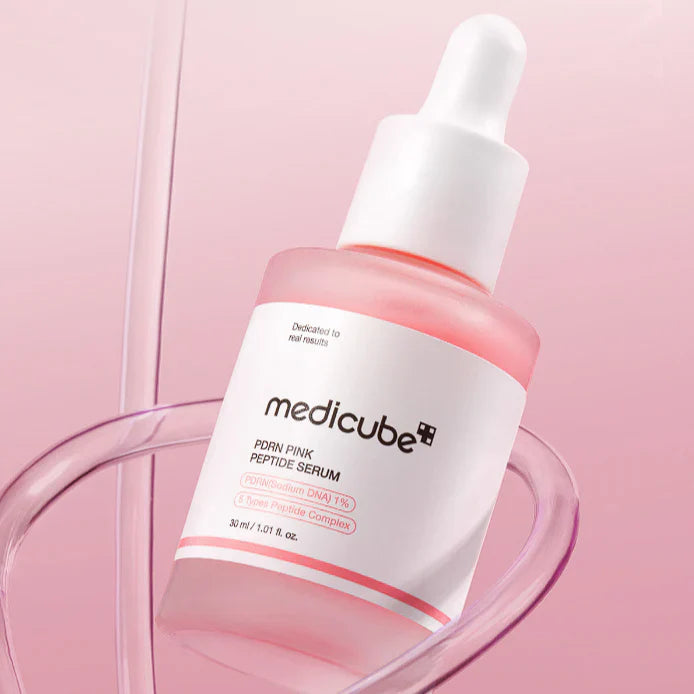 Medicube PDRN Pink Peptide Serum - veido serumas su peptidais