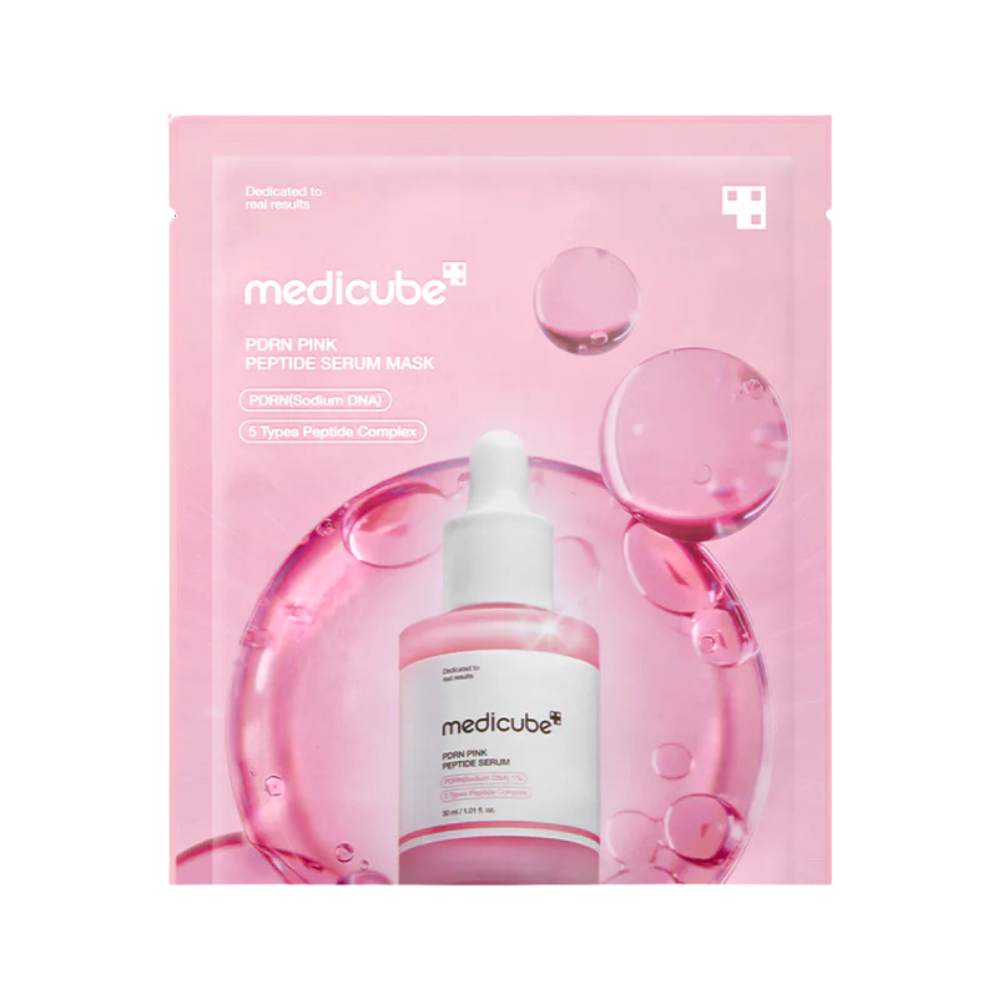 Medicube PDRN Pink Peptide Serum Mask - veido kaukė