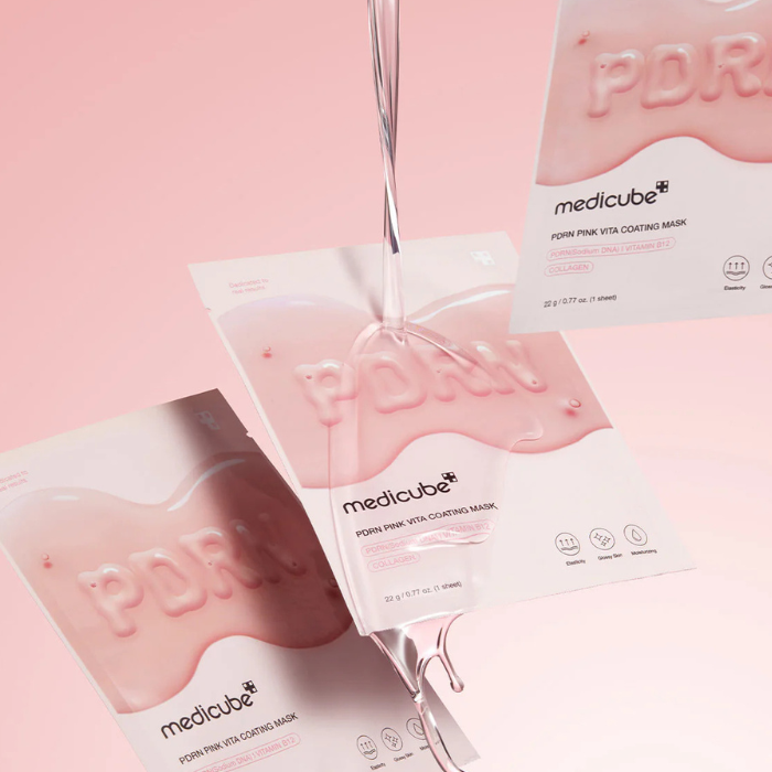 Medicube PDRN Pink Vita Coating Mask - veido kaukė su PDRN