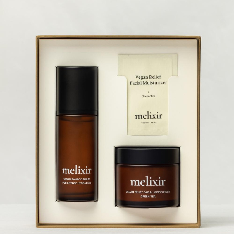 Melixir Vegan Hydration Kit - drėkinamasis odos priežiūros rinkinys