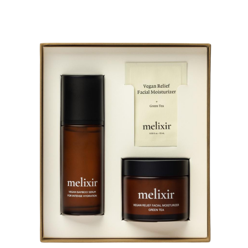 Melixir Vegan Hydration Kit - drėkinamasis odos priežiūros rinkinys