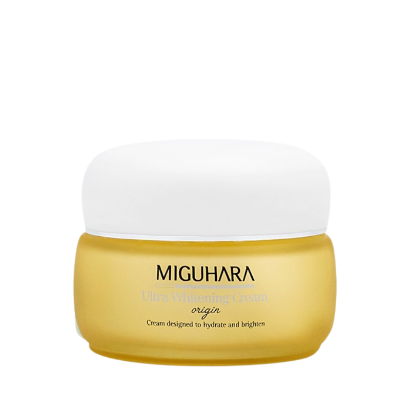 Miguhara Ultra Whitening Cream Origin - šviesinantis veido kremas