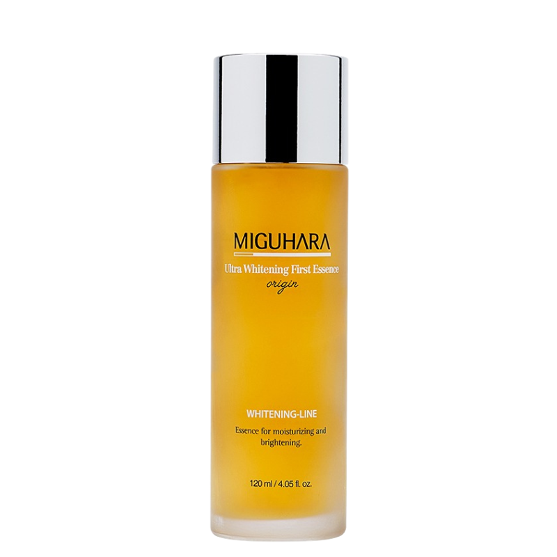 Miguhara Ultra Whitening First Essence Origin - šviesinanti veido esencija