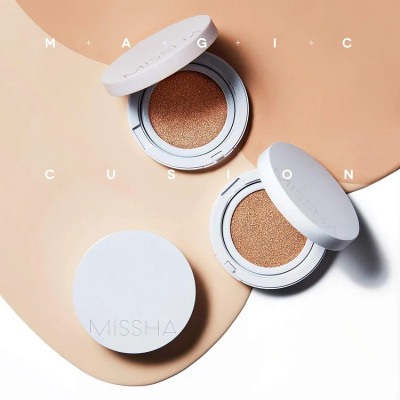 Missha Magic Cushion Cover Lasting - makiažo pagrindas kušonas